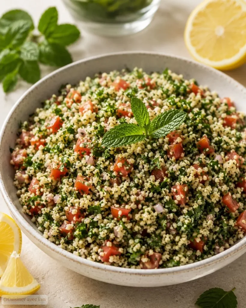 Recette Taboulé au Citron
