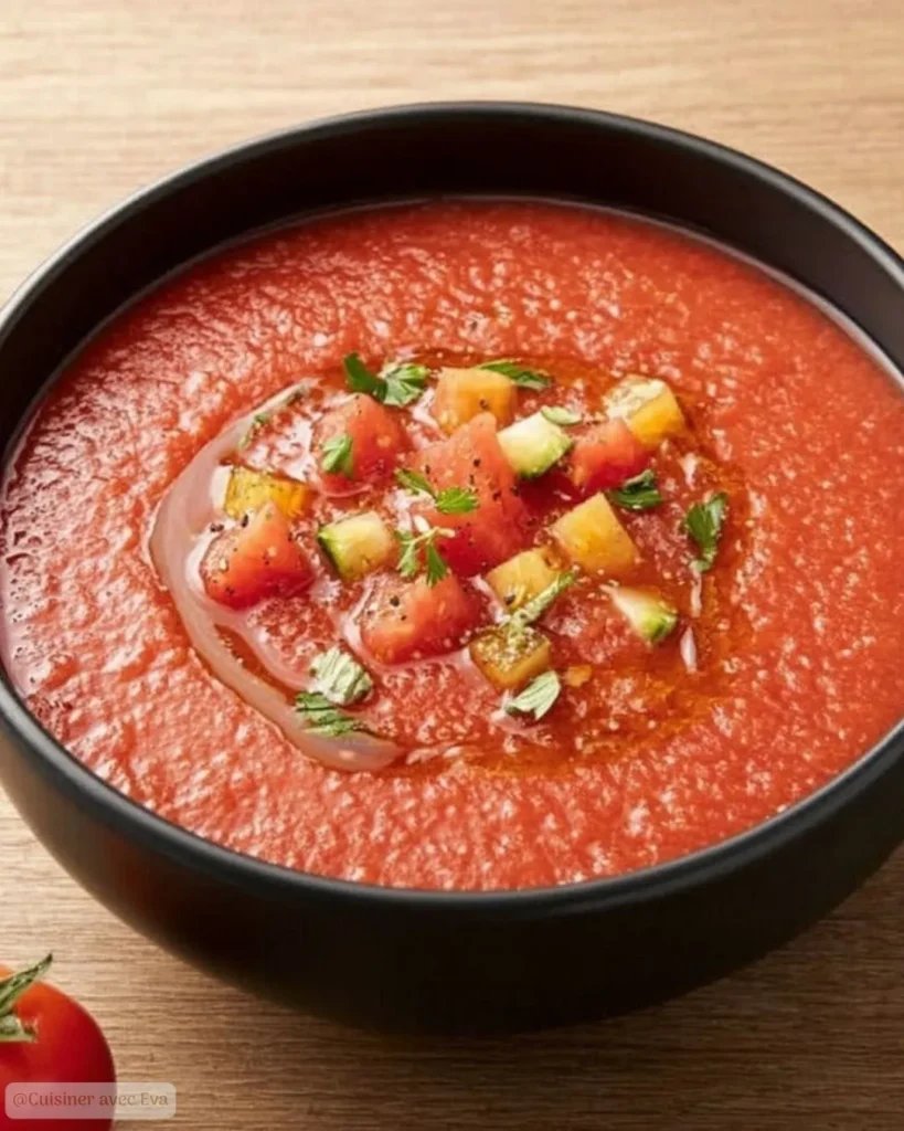 Recette de gaspacho maison