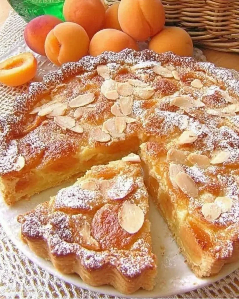 Tarte abricot amandine