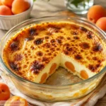 Flan pâtissier abricots maison