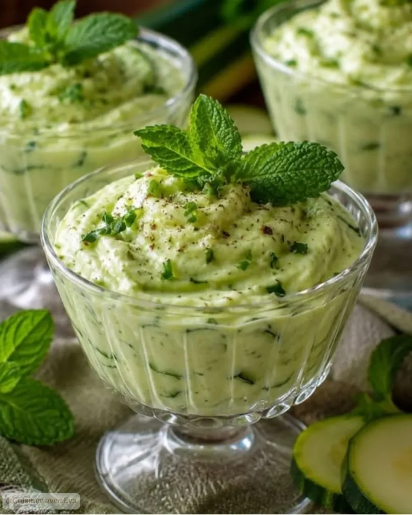 Mousse de courgettes