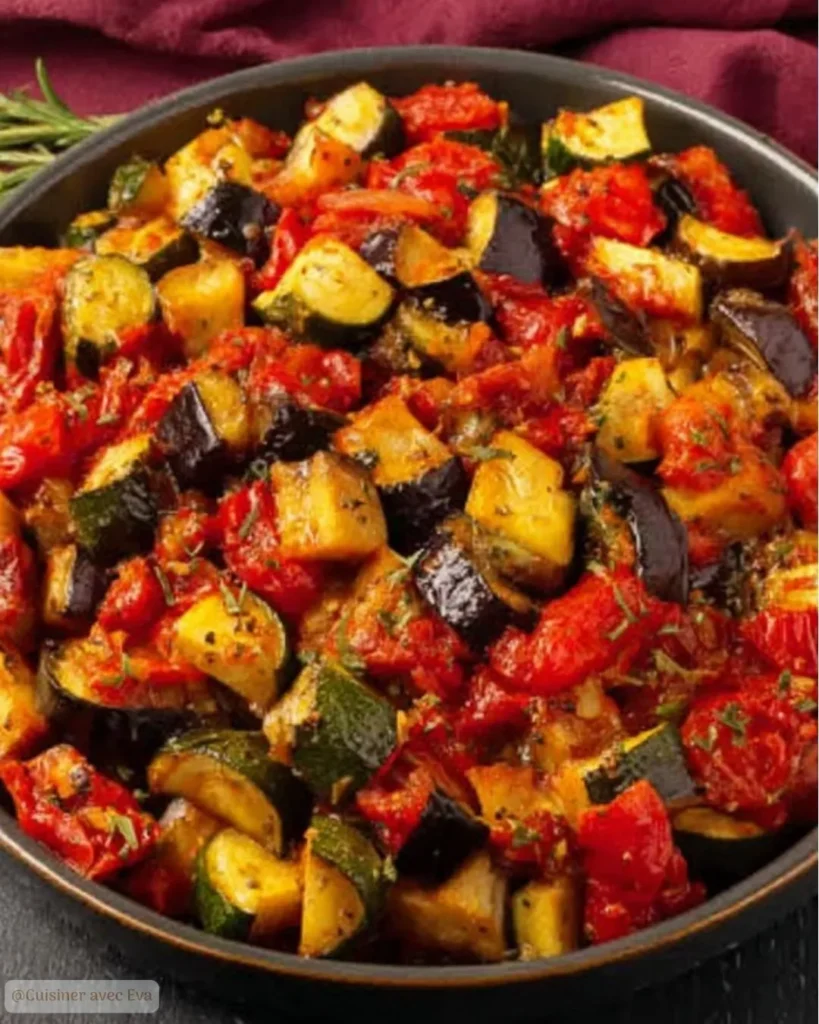 Ratatouille confite au four