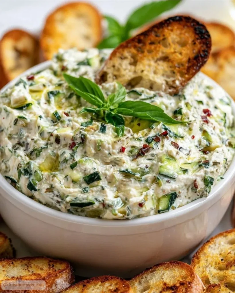 Rillettes de courgettes au chèvre