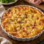 Clafoutis de chou-fleur au jambon