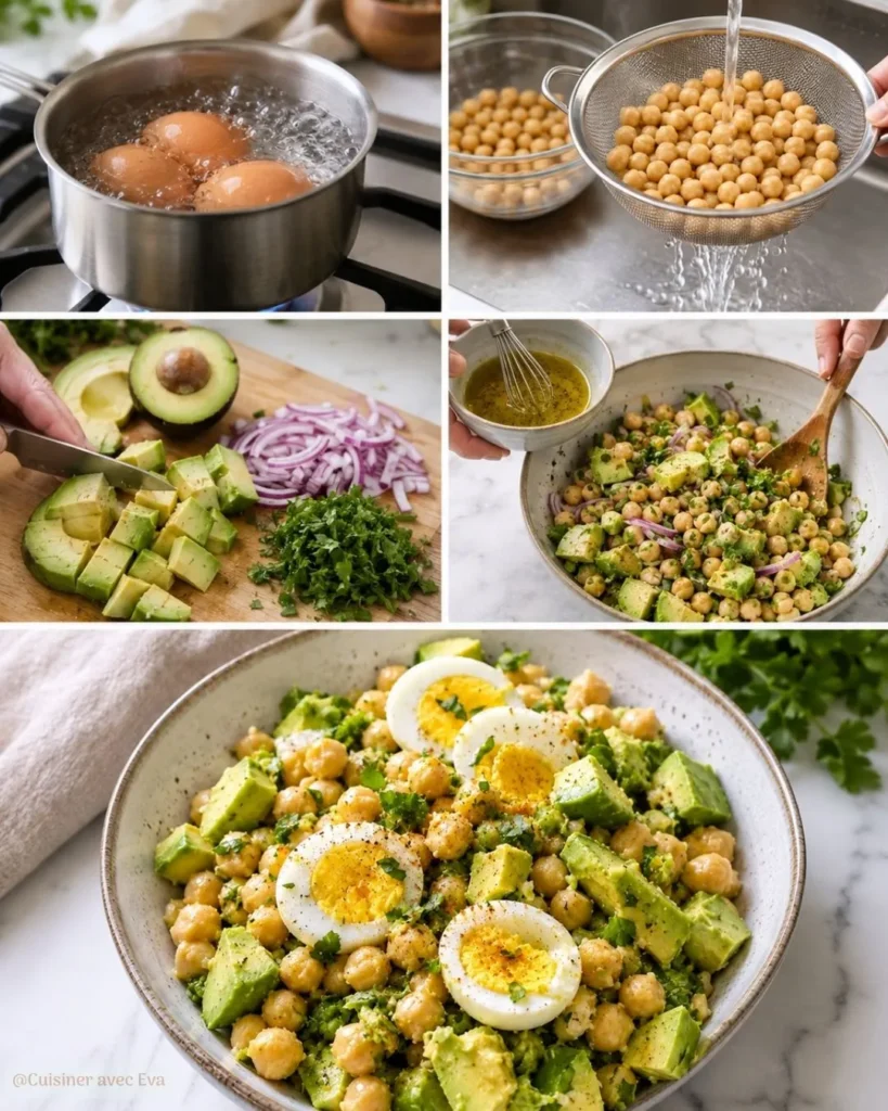 Étapes clés pour réussir Salade protéinée