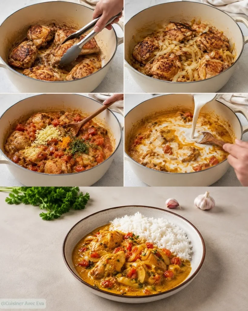 Poulet au lait de coco