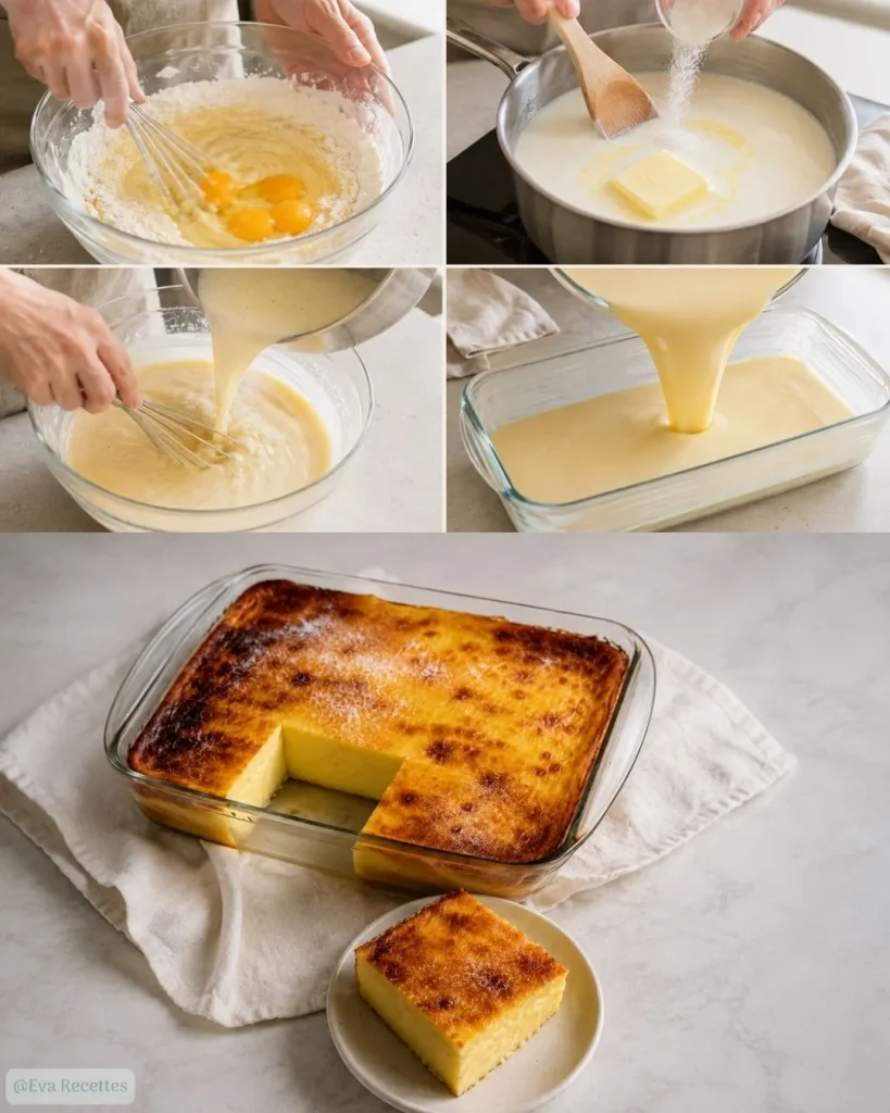 Préparation du Flan de Grand-Mère ultra fondant