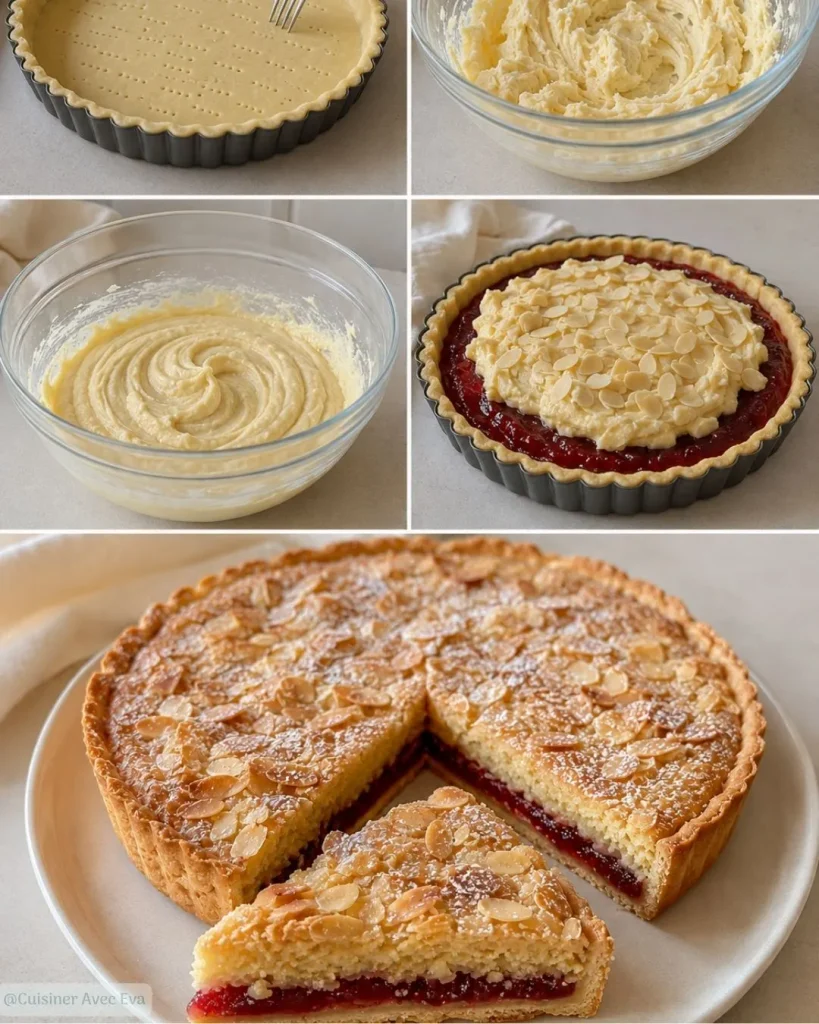 Préparation du Tarte Amandine à la Confiture