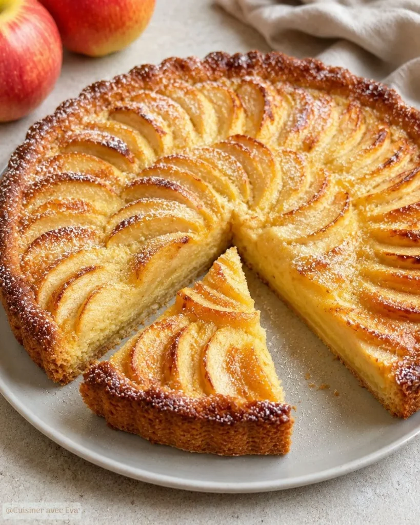 Tarte aux pommes normande facile