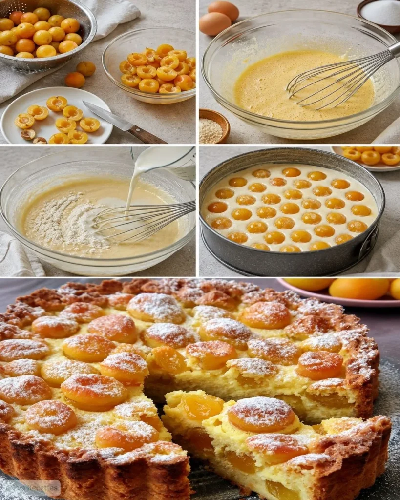 Tarte feuilletée aux mirabelles