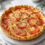 Tarte tomate moutarde gruyère facile
