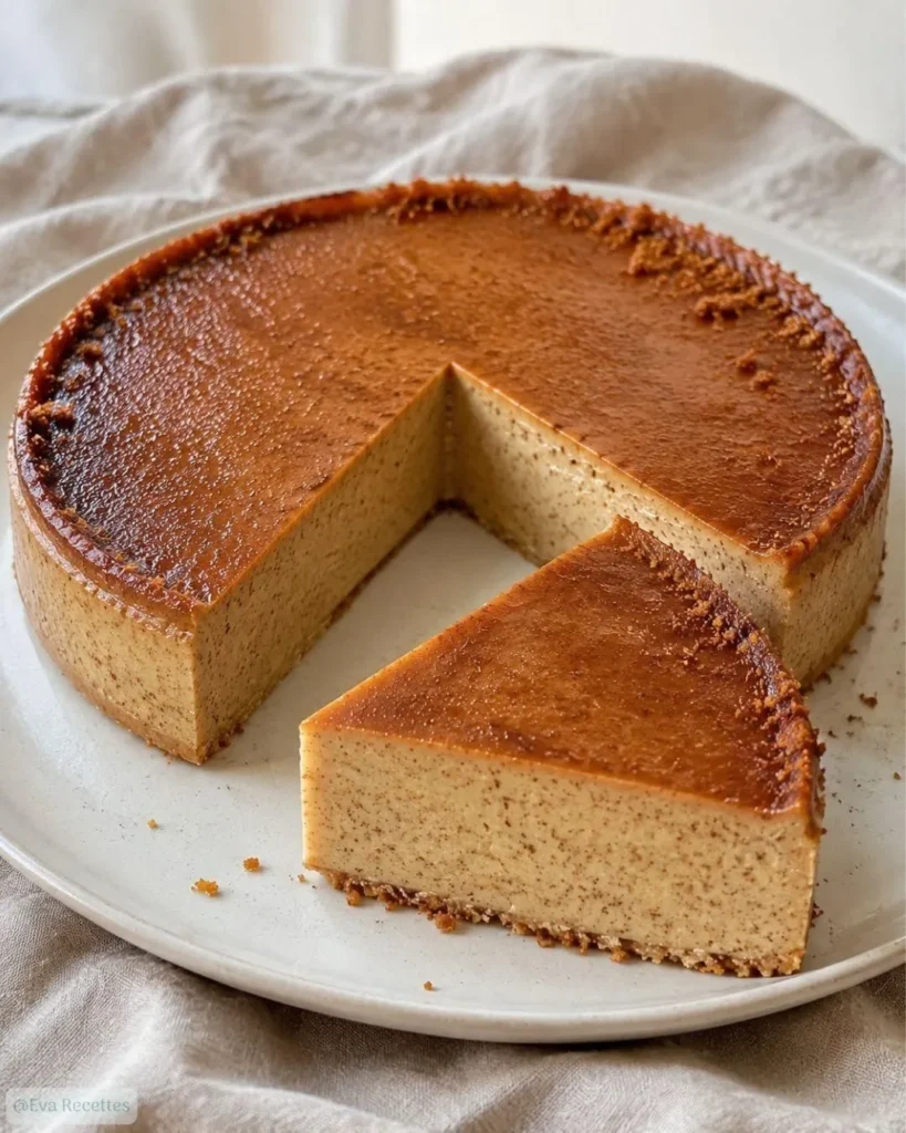 flan spéculoos facile