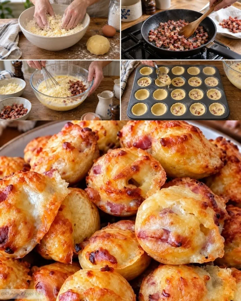 Bouchées aux Lardons Fumés