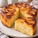 Gâteau flan aux pommes