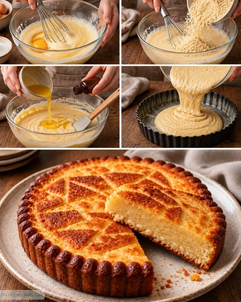 Gâteau fondant aux amandes