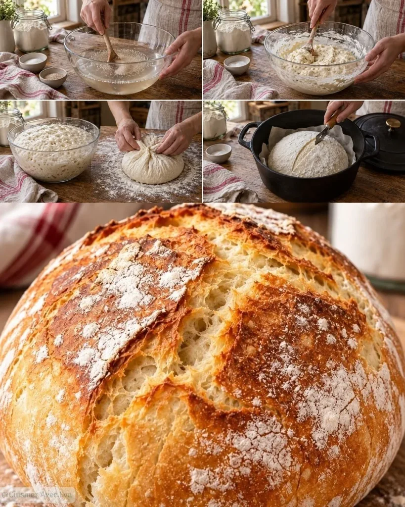 Le Pain sans pétrissage maison