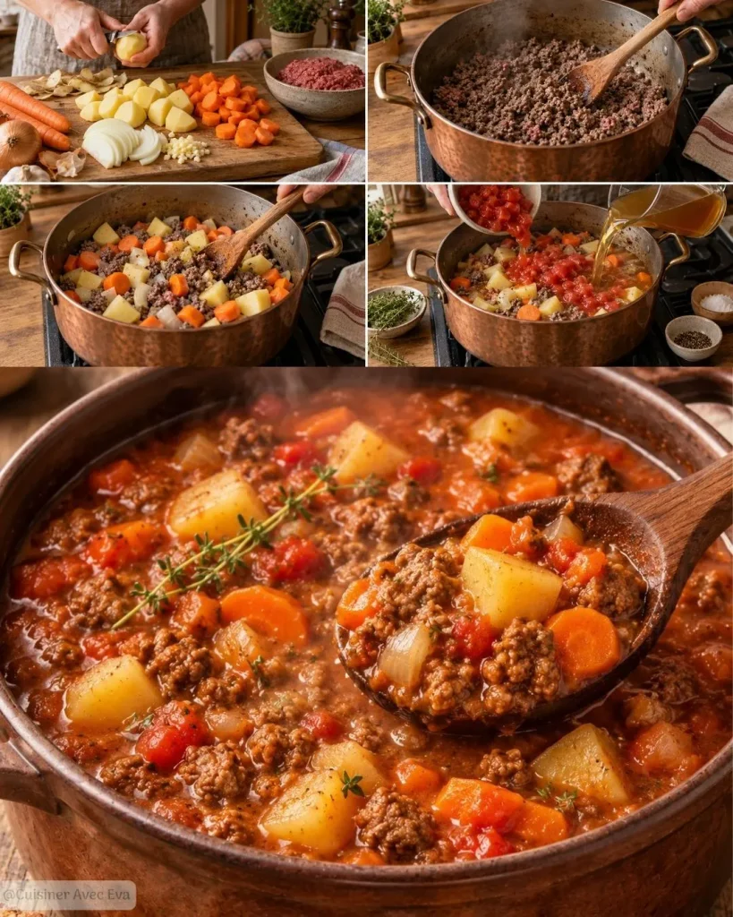 Le ragoût du pauvre pour un repas réconfortant