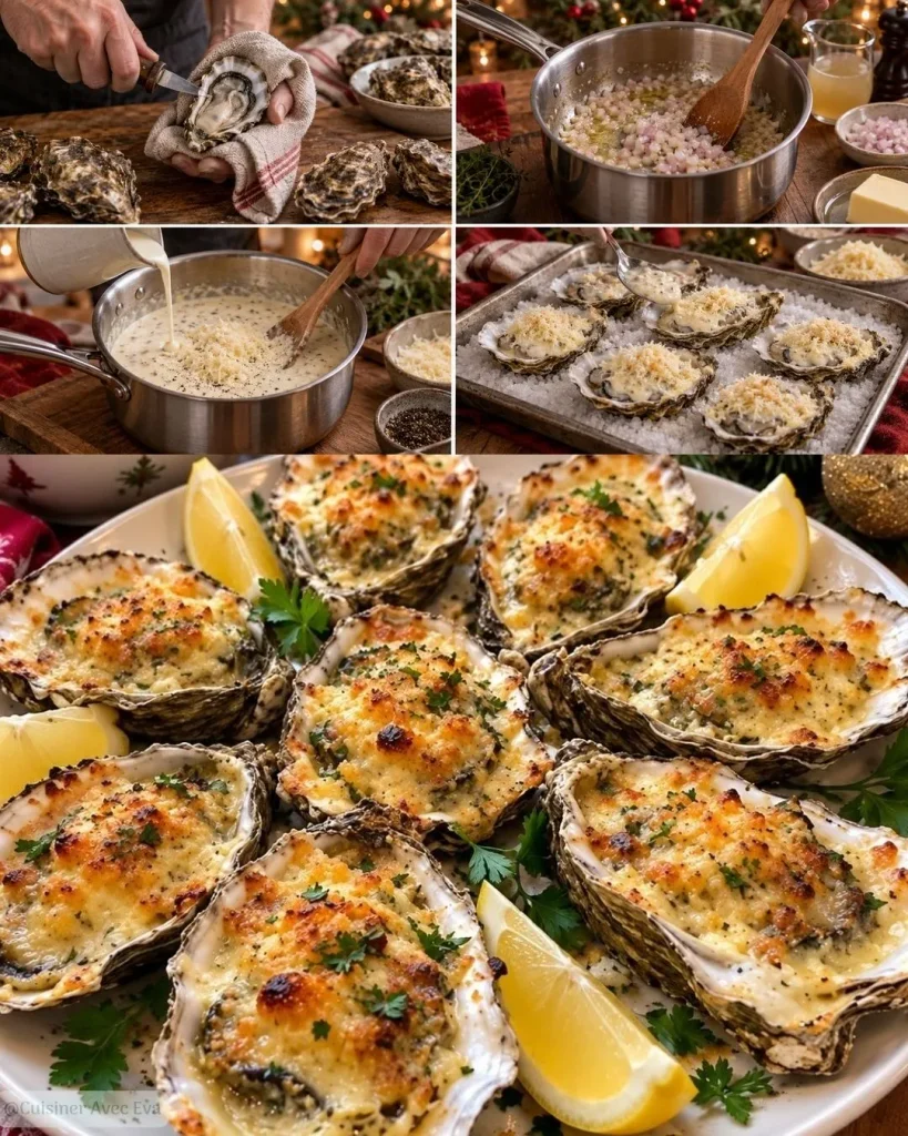 Les Huîtres Gratinées au Four