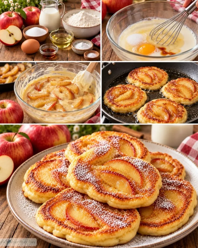 Pancakes aux Pommes Moelleux – Recette Facile
