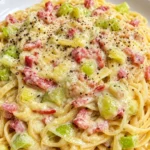 Poireaux à la Carbonara
