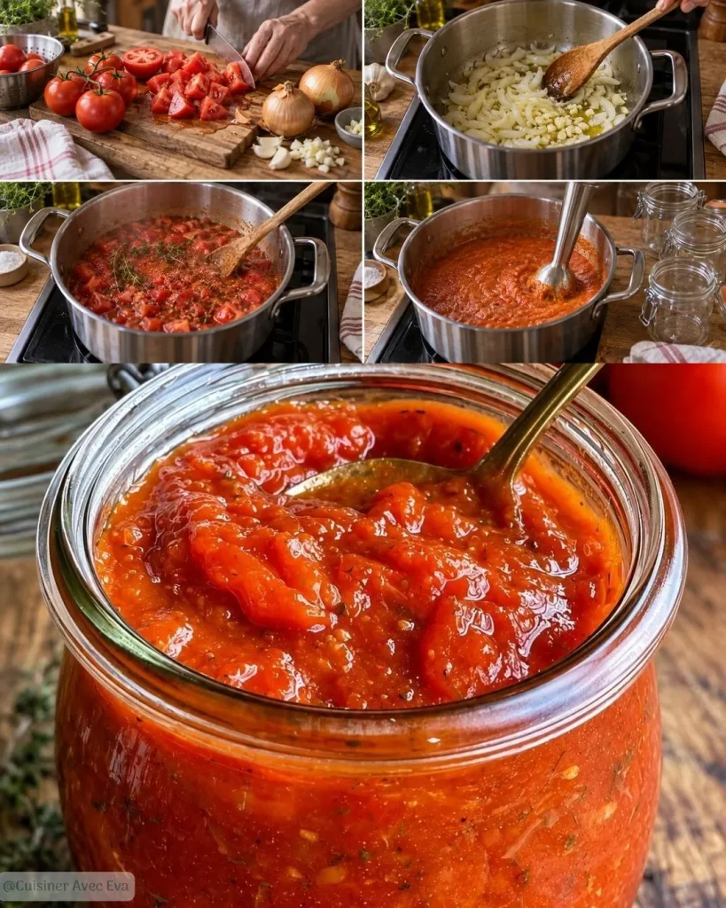 Sauce tomate maison