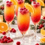 Bellini de Noël sans alcool