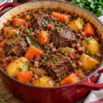 Boeuf mode à l'ancienne cocotte