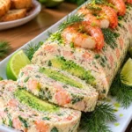 Bûche de crevettes avocat citron vert