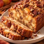 Cake aux pommes et noix de pécan