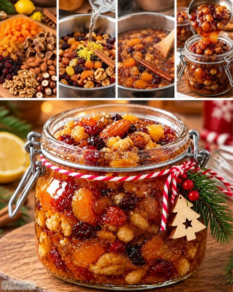 Confiture de Noël aux fruits secs maison