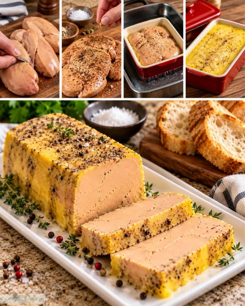 Foie gras mi cuit terrine