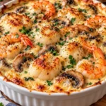 Gratin de la mer aux Saint-Jacques