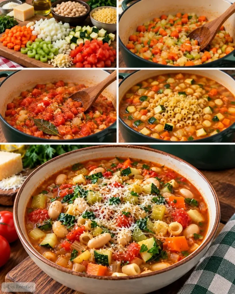 Le minestrone italien traditionnel une soupe réconfortante