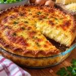 Quiche soufflée au fromage