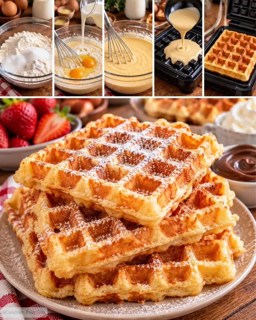 Recette gaufres maison facile rapide