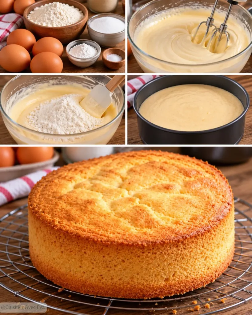 Recette génoise inratable pour des gâteaux