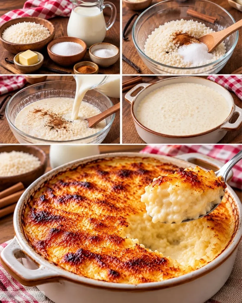 Riz au lait au four la recette onctueuse