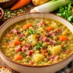Soupe de pois cassés campagnarde