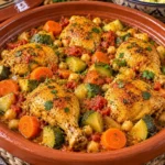 Tajine de poulet aux légumes