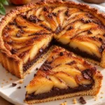 Tarte aux pommes et chocolat