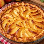 Tarte aux pommes et lait concentré sucré